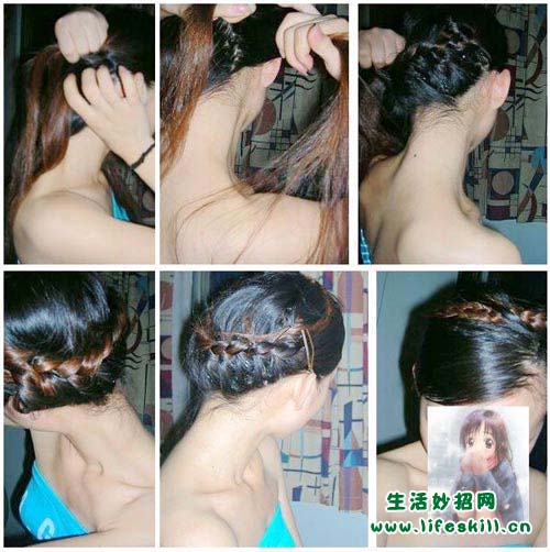教你盘头发