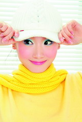 改头换面 发型搭配帽子范例(2)