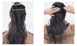 春天2款编发 DIY360度的美丽