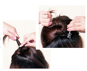 发饰小动作 晋级发型达人